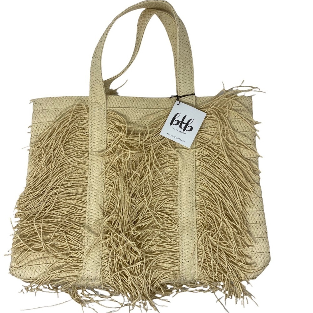 BTB Los Angeles straw beach tote 👜 👜